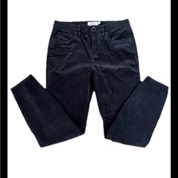 Vineyard Vines Pants - Vineyard Vines Black Velvet Pant size 4